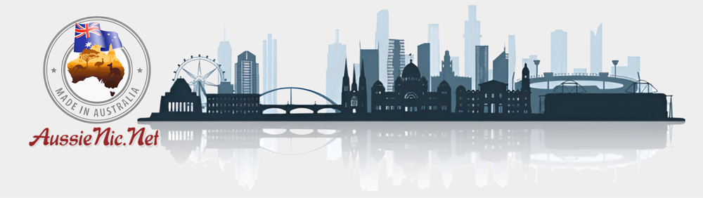 Made in Australia - Schwarzes Logo